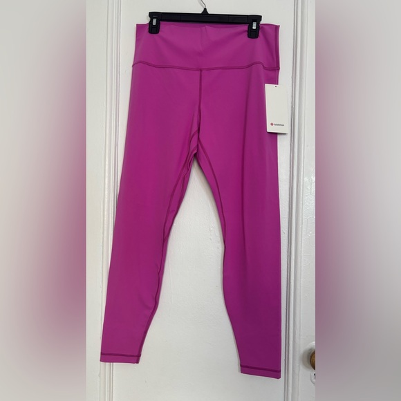 Lululemon Align High-Rise Pant 28" Pow Pink Tone Size 14 - Picture 2 of 5
